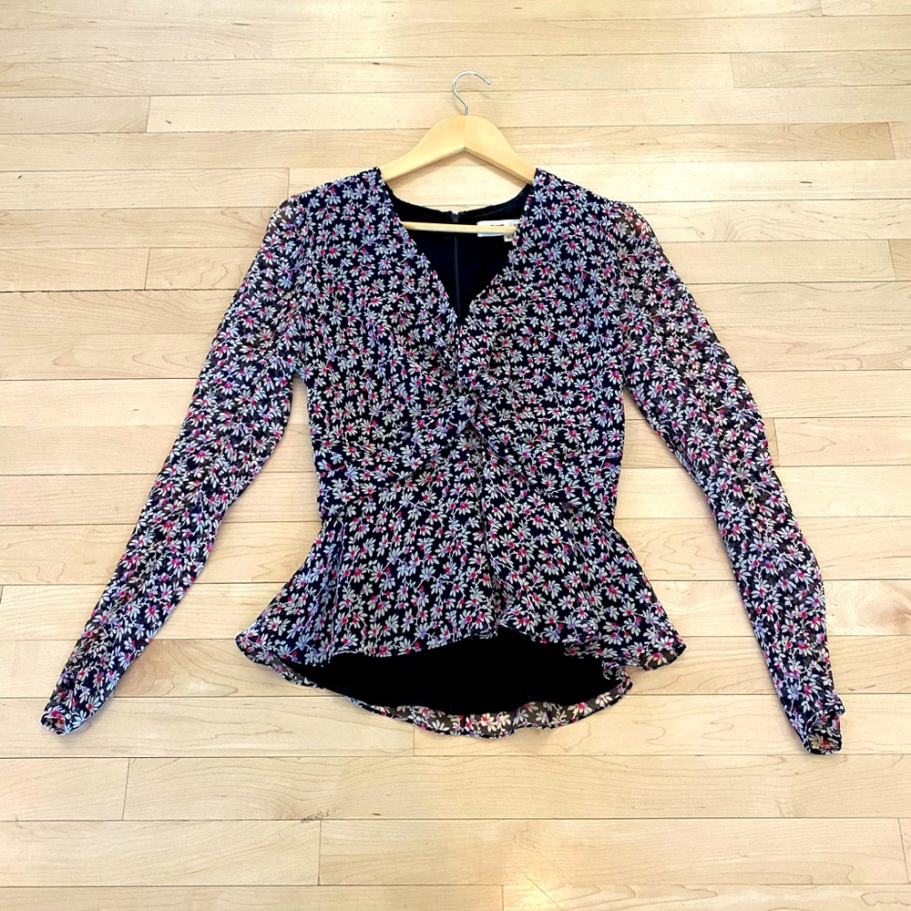Diane von Forstenberg floral fitted top